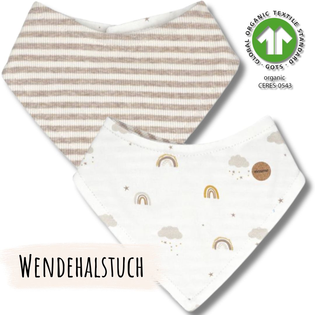 GOTS Baby-Wendehalstuch aus Jersey vom maximo